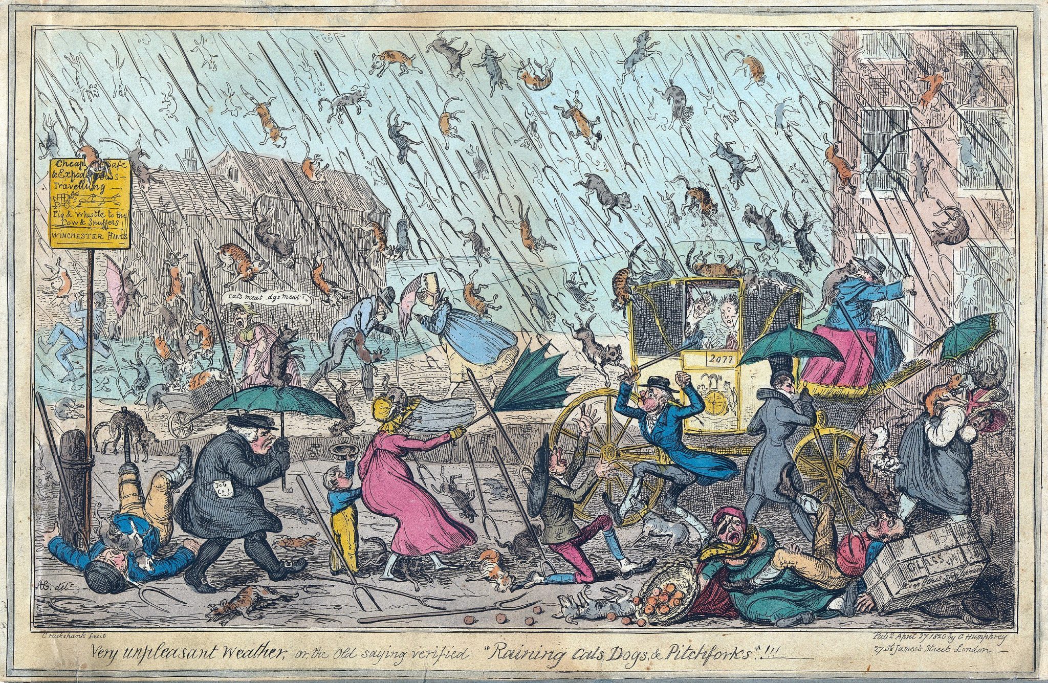 19th Century Cartoon by George Cruikshank